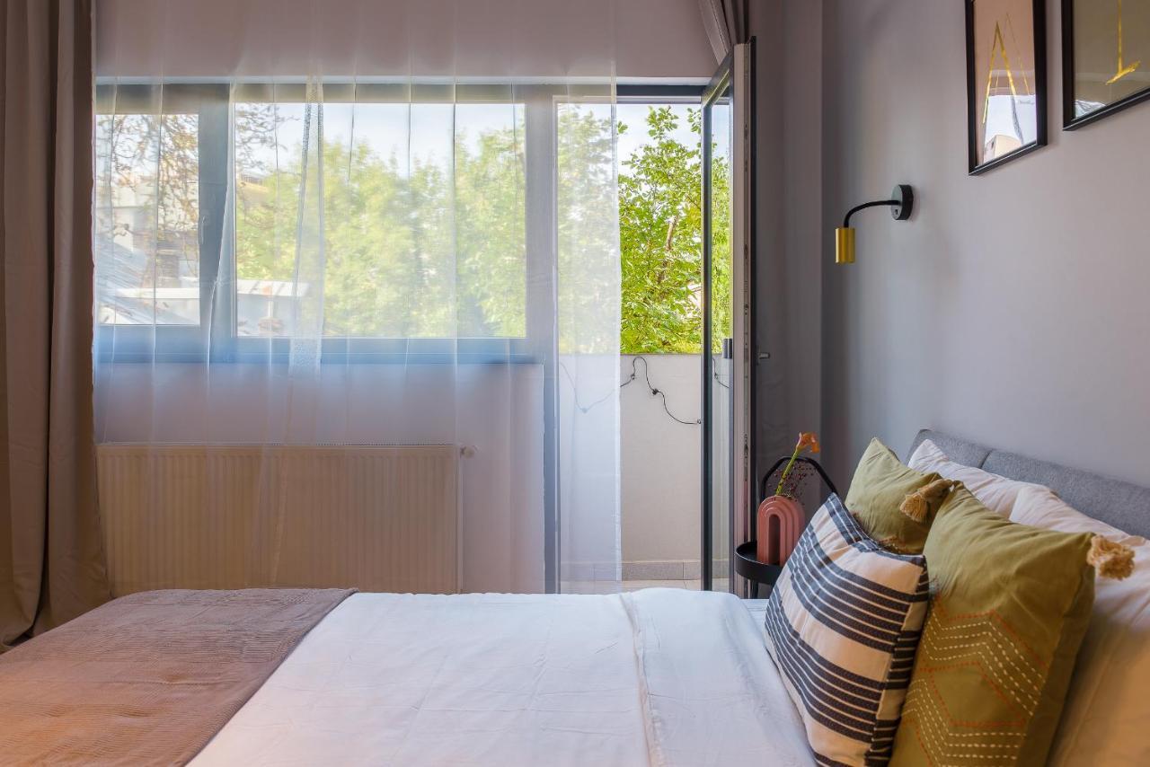 Sunny Studio - Top Location - Green View Balcony Bukurešť Exteriér fotografie